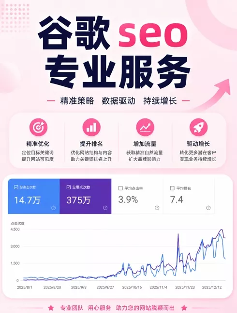 谷歌 seo 专业服务